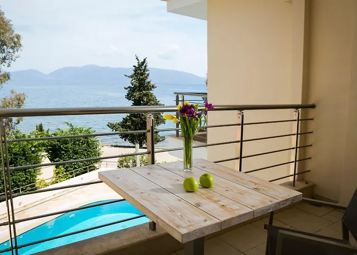 וילה Deluxe Kefalonia Leyland 1 Bedroom Pool And Sea View